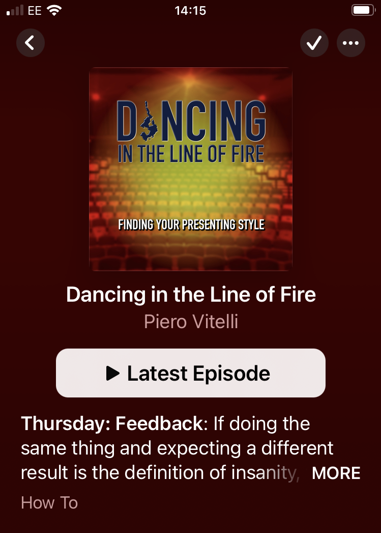 Dancing in the Line of Fire (Podcast)